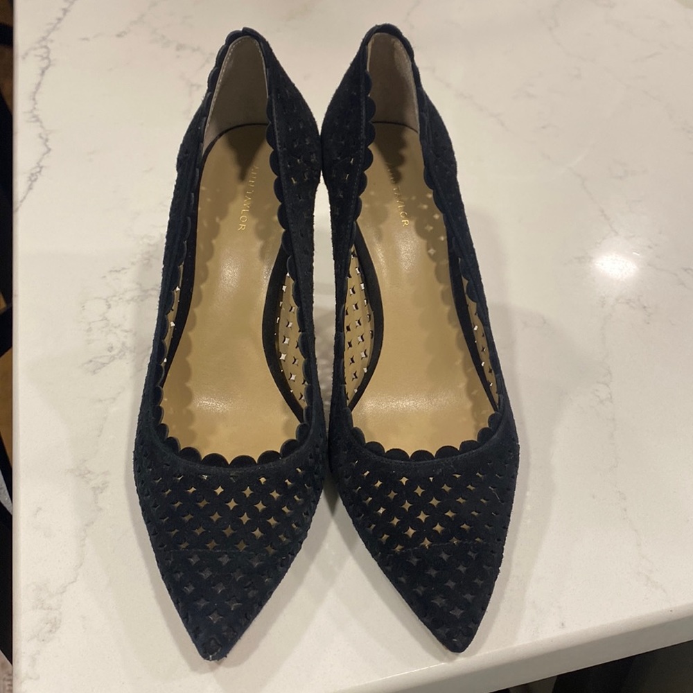 Black Velvet Ann Taylor Heels